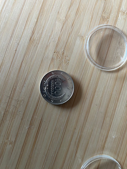 Suomen juhlaraha 1000 markkaa kolikko