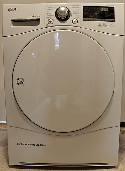 LG Eco Dry -kuivausrumpu (7 kg, lämpöpumpputekniikka)