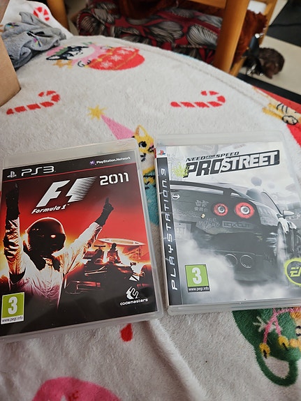 PlayStation 3 pelit F1 2011 ja Need for Speed ProStreet