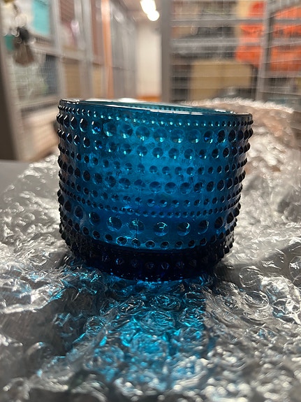 Iittala Kastehelmi tuikkukippo sininen