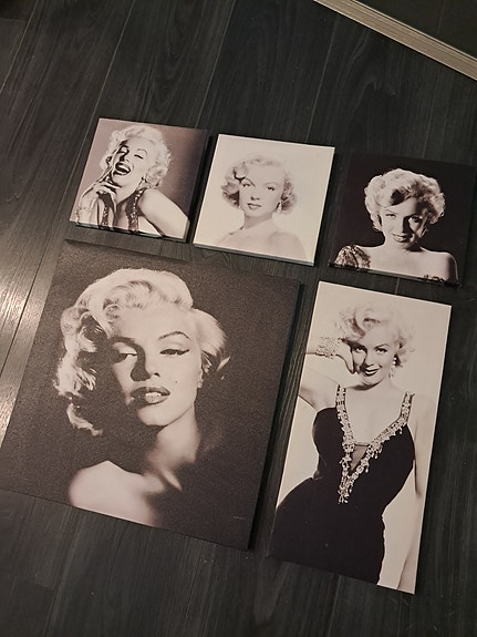 Marilyn Monroe taulu kokoemma