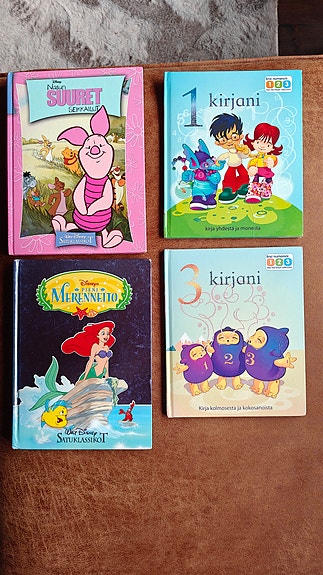 Lastenkirjoja: Pieni Merenneito, Nasun Suuret Seikkailut, Ensi numeroni 1 & 3