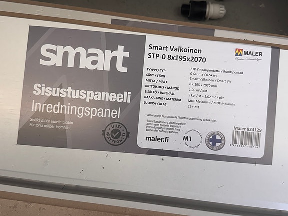 Smart valkoinen katto-/sisustuspaneeli