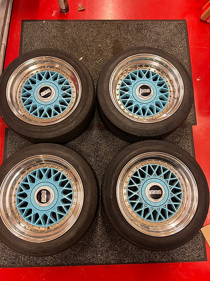 BBS RM012 15” 4x100 Radinox lipoilla / Mk2 Golf GTI