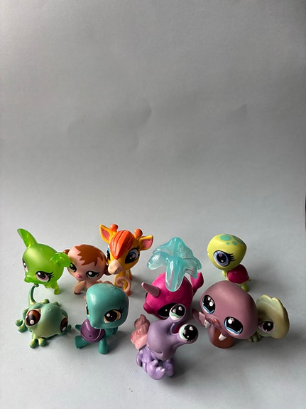 Littlest Pet Shop figuurit eläinhahmot 10 kpl LPS hahmot