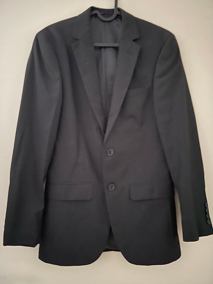 Dressmann Slim Fit nuorten miesten puku takki koko 42 musta