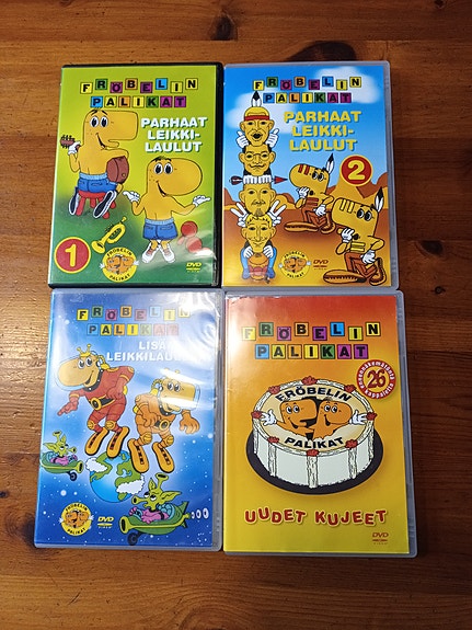 Fröbelin palikat DVD 4 kpl