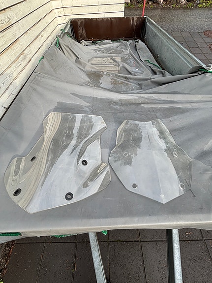 BMW R 1200 GS tuulisuoja/pleksi 2 kpl