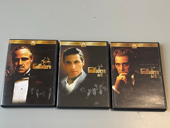 Kummisetä  trilogia DVD-elokuvat