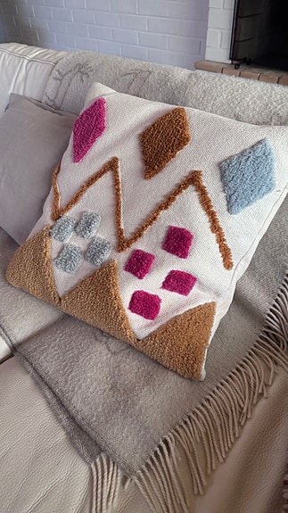 IKEA tyynynpäällinen valkoinen kuviollinen