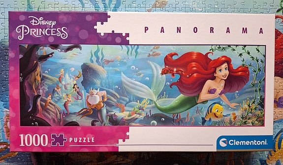 Clementoni Disney Princess Ariel panorama 1000 palan palapeli