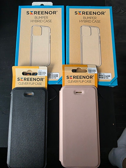 Iphone 6/7/8/se2/se3 kuoria 4kpl
