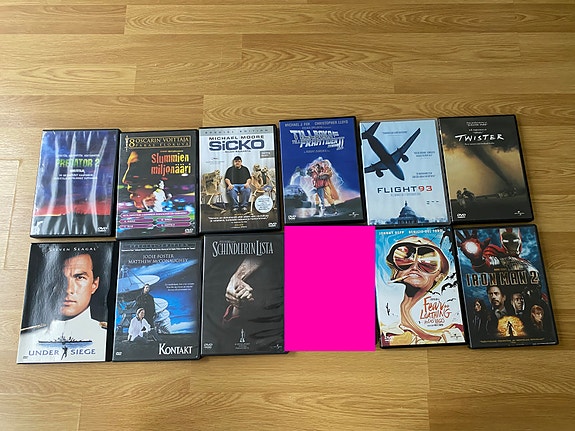 Dvd Leffoja 11 kpl.  - Kaikki yhdessä 10 €.