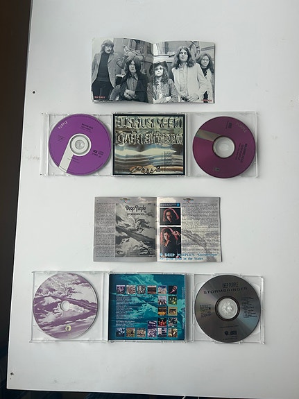 4 Deep Purple remastered 35 anniversary addition CD-levyjä