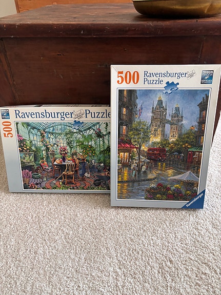 Ravensburger 500 palan palapelit 2 kpl