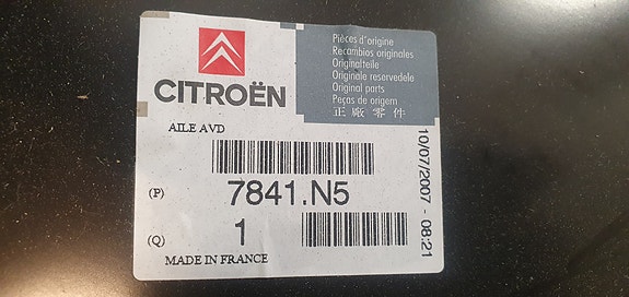 Lokasuoja Citroën Saxo