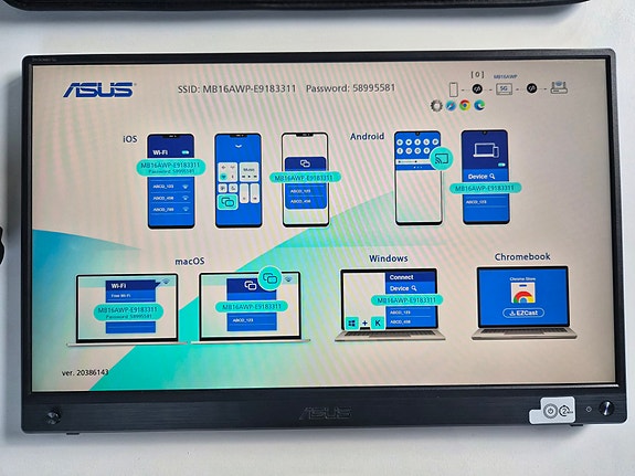 Asus kannettava näyttö 15"