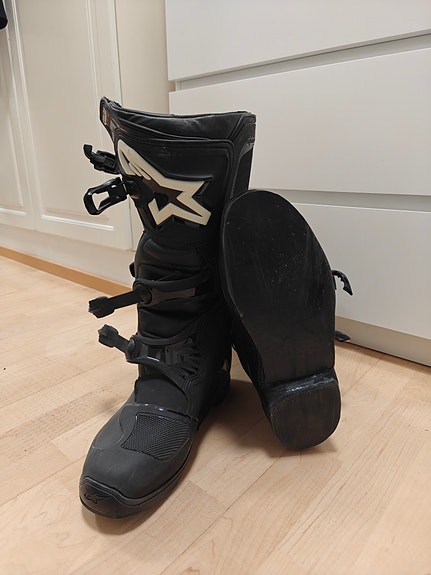 Alpinestars tech 3 saappaat liukupohjilla, koko 47