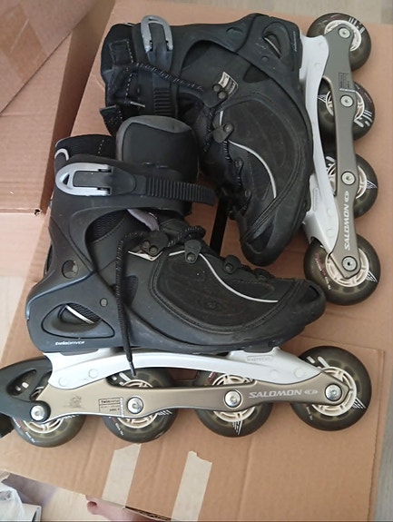 Salomon TwinDriver skate + protection set