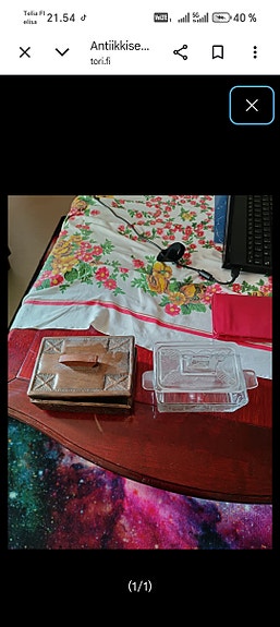 Antiikkia, rasiat pelti kupari ja lasi