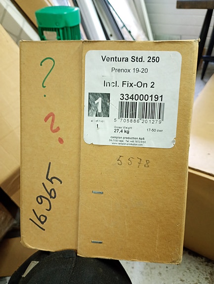 Isabella Ventura Standard 250 Prenox G19 – G20 334000191 etuteltan putkisto