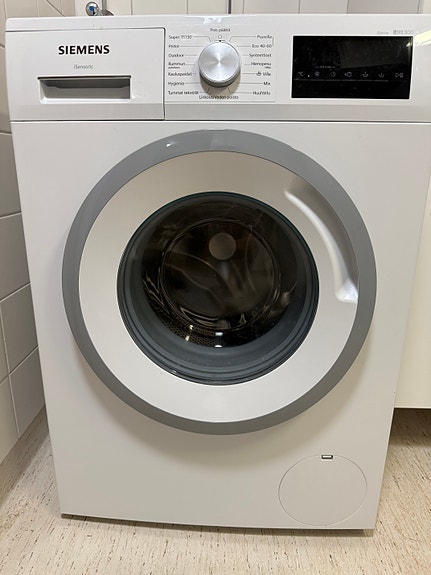 Siemens WM14N2B6DN edestä täytettävä pesukone