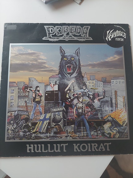 Popeda Hullut koirat LP-vinyyli