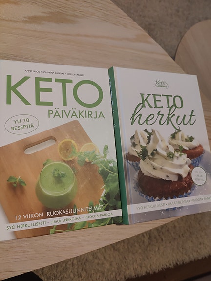 Keto herkut ja Keto päiväkirja