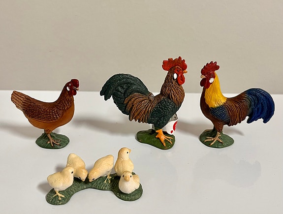 Schleich kukko, kana tai tipuja
