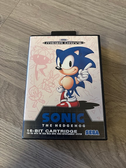 Sega Mega Drive Sonic the Hedgehog -peli
