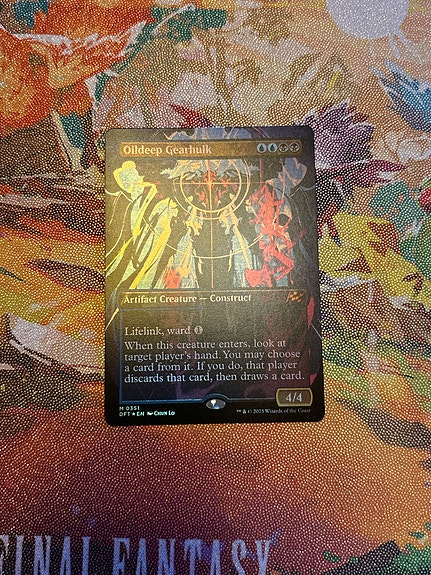 Magic the Gathering Oildeep Gearhulk foil -kortti