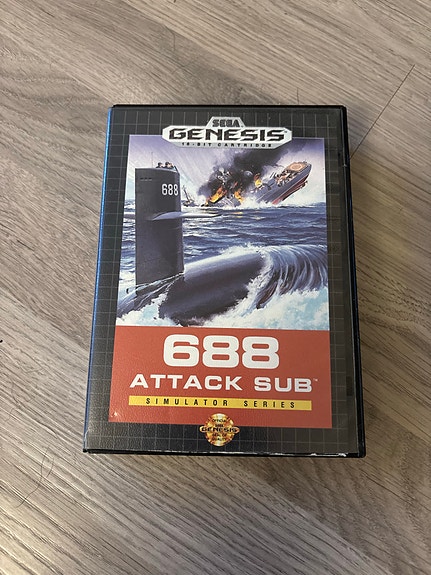 Sega Mega Drive 688 Attack Sub peli