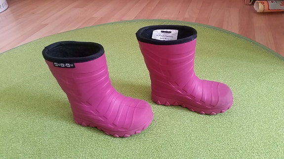 Nokia Winter Light koko 23 vuorelliset kumisaappaat pink