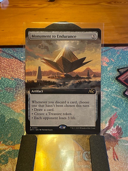 Magic the Gathering Monument to Endurance -kortti