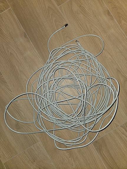 30 metriä pitkä Ethernet verkkokaapeli *PK 0 euroa *