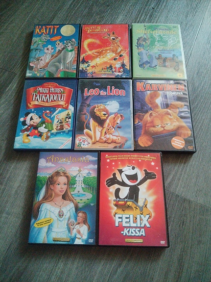 Lasten elokuva DVD-t