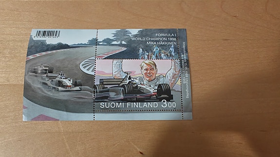 Mika Häkkinen postimerkki