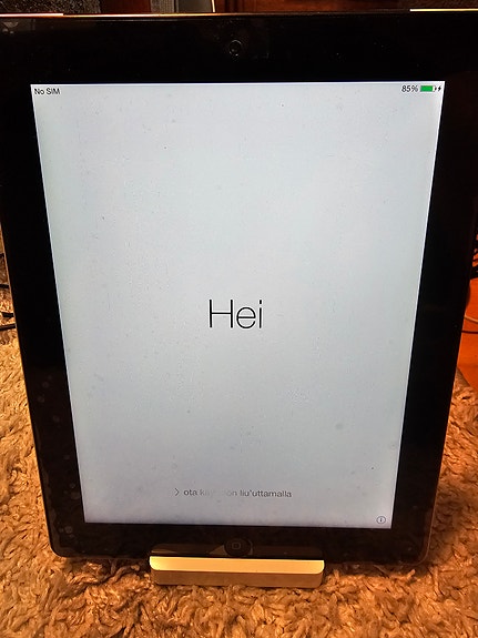 Apple iPad 3 64 Gt Wi-Fi + Cellular (SIM) + telakka