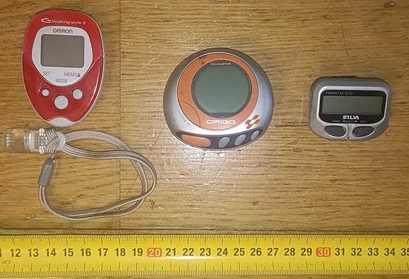 Askelmittari / Pedometer 3kpl.