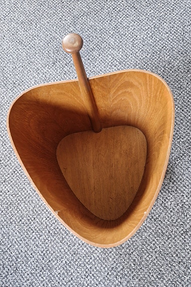 Vintage Teak roskakori 60-luvulta