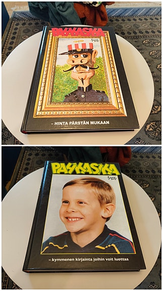 Pahkasika - Hinta pärstän mukaan & Kymmenen kirjanta joihin voit luottaa -kirjat