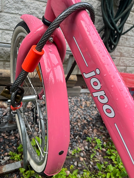 JOPO ihana pinkki polkupyörä
