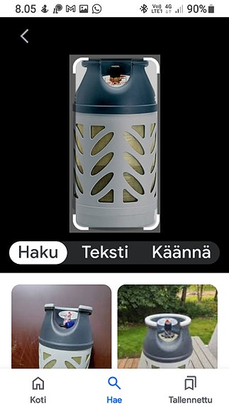 Kaasupullo komposiitti