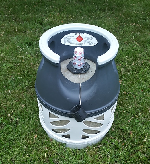 Täysinäinen kaasupullo 5kg