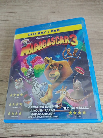 Madagascar 3 Blu-ray + DVD