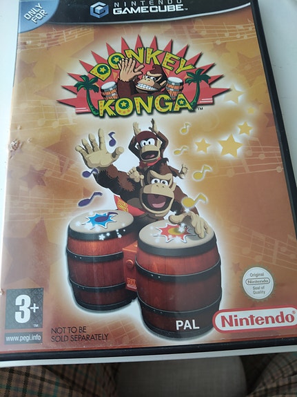 Nintendo GameCube Donkey Konga + muistikortti sis pk