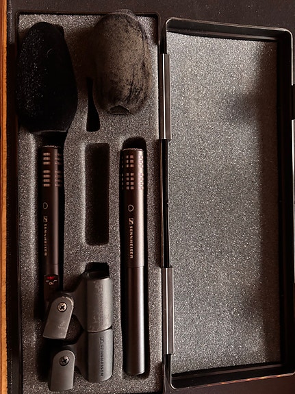 Sennheiser kondensaattorimikrofonisetti