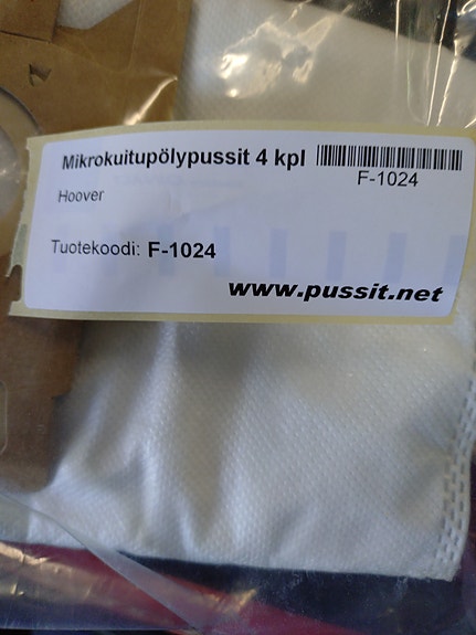 Hooverin pölypussit