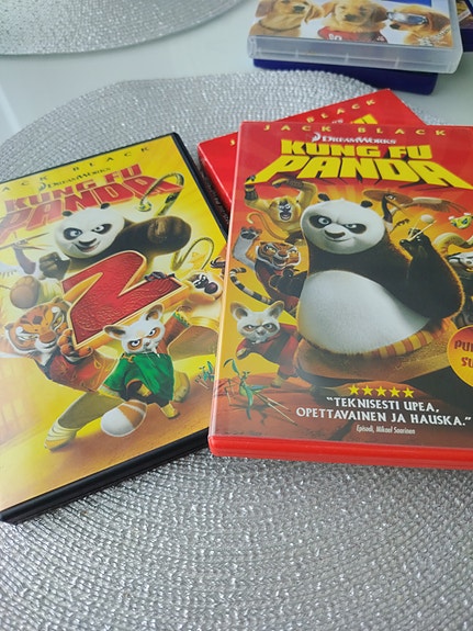 Kung Fu Panda 1 & 2 DVD-elokuvat