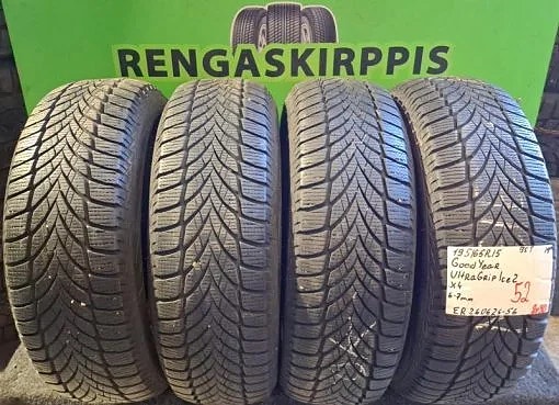 195/65R15 Goodyear UltraGrip Ice 2 95T kitkarenkaat